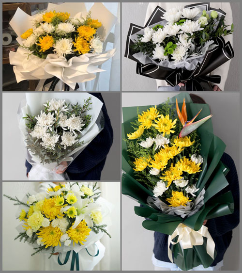 山东青岛平度市蓼兰镇河北孙家村白事花束代送